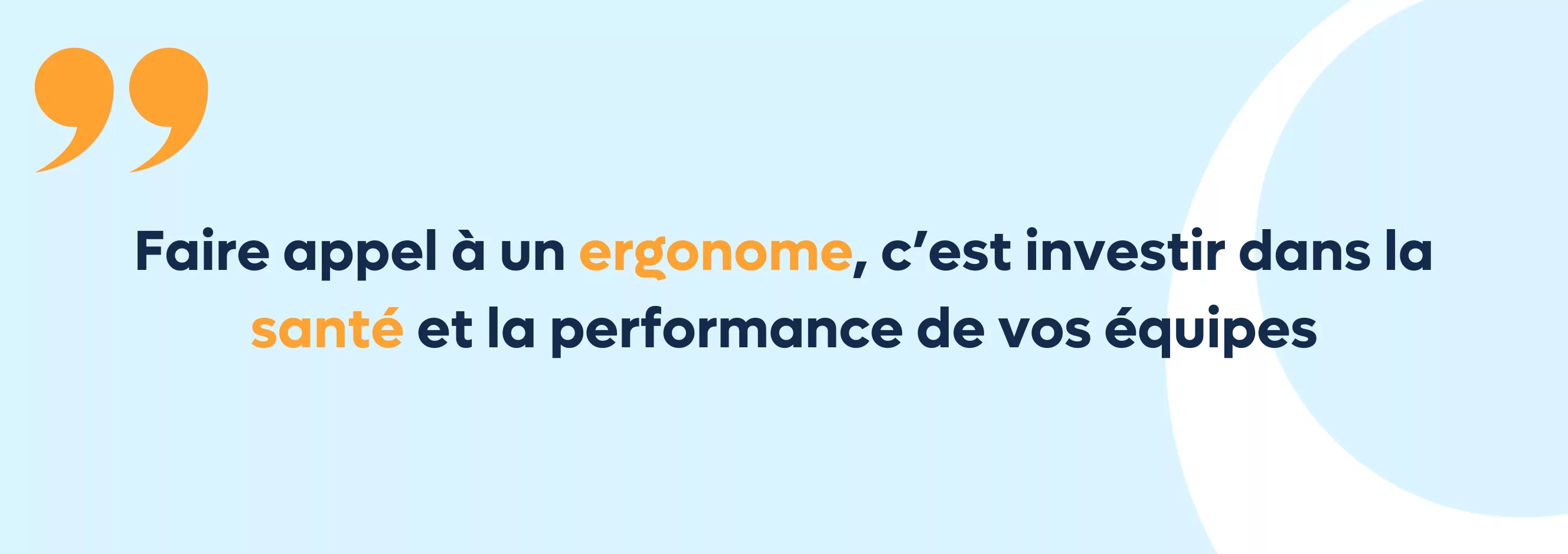 ergonome au travail
