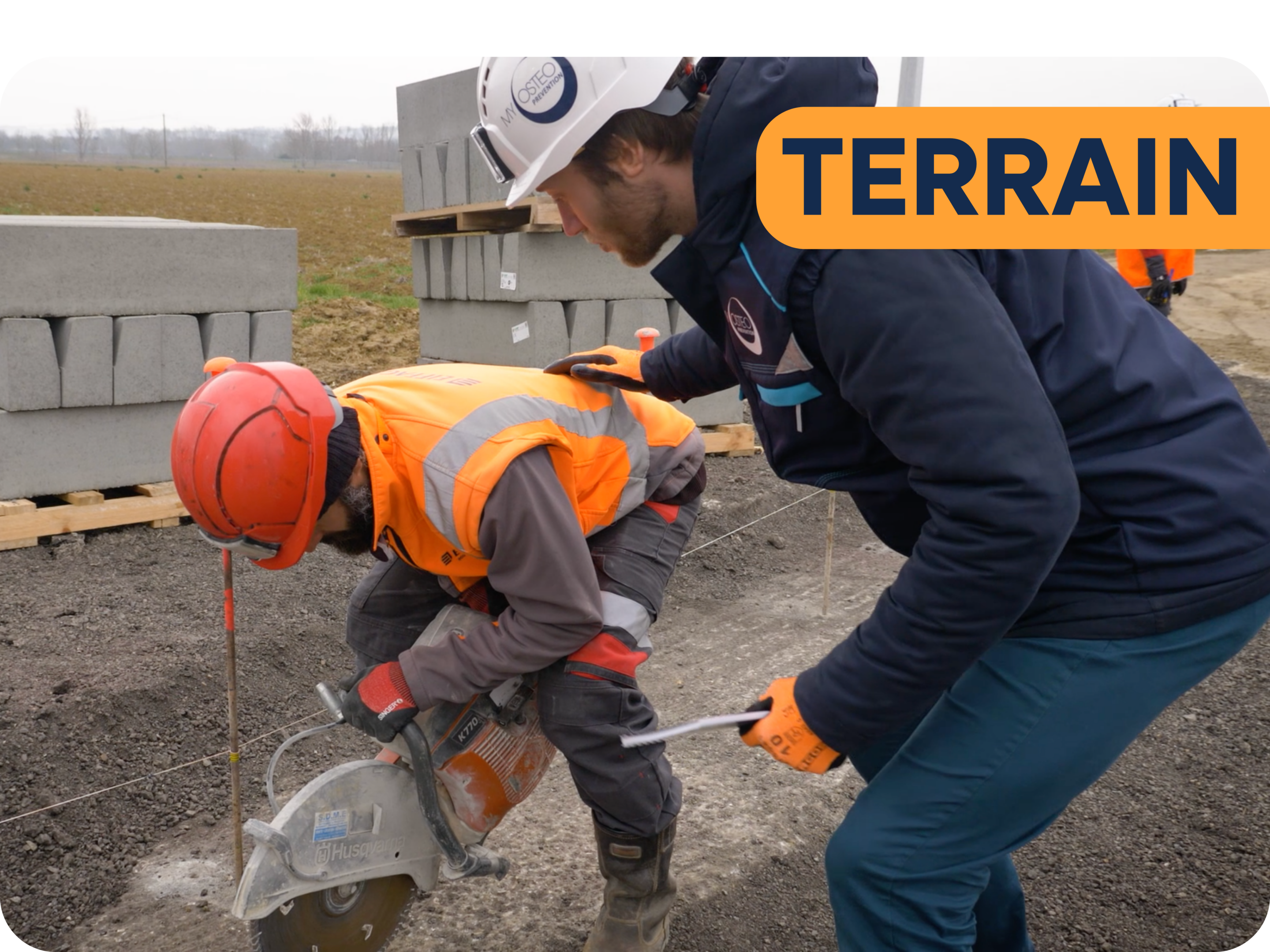 Visuel secteur terrain - Sensibilisations, safety day Lombalgie