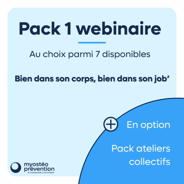 Pack 1 webinaire (au choix)