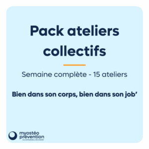 Pack ateliers collectifs (semaine complète, 15 ateliers)