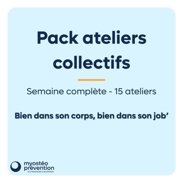 Pack ateliers collectifs (semaine complète, 15 ateliers)